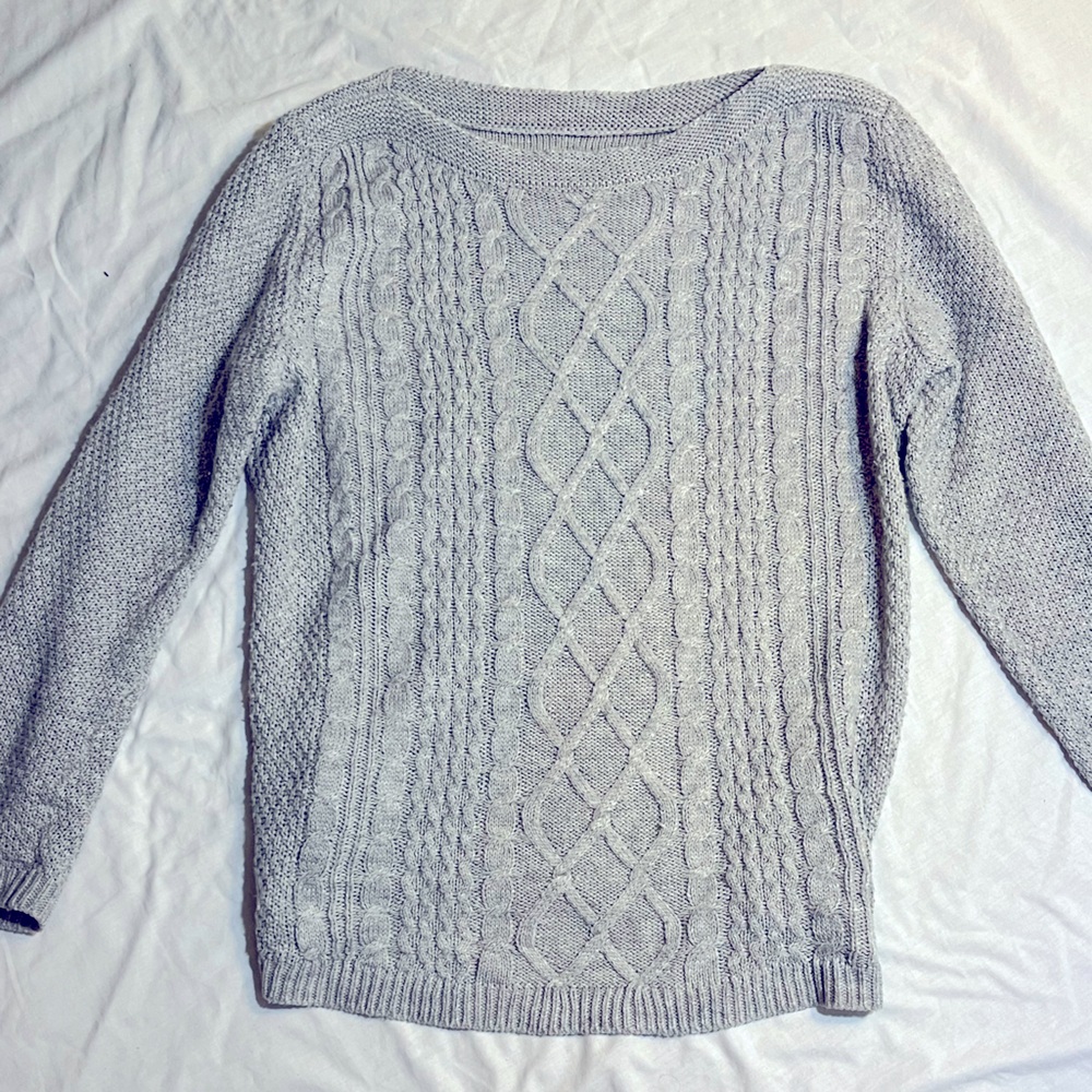 Vintage fisherman’s sweater warm wear leisurely